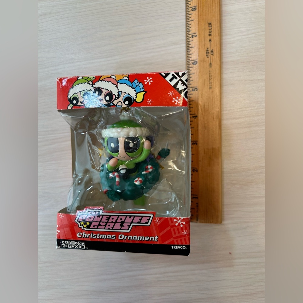 Powerpuff Girls Buttercup 2002 Christmas Ornament Vintage Cartoon Network Green